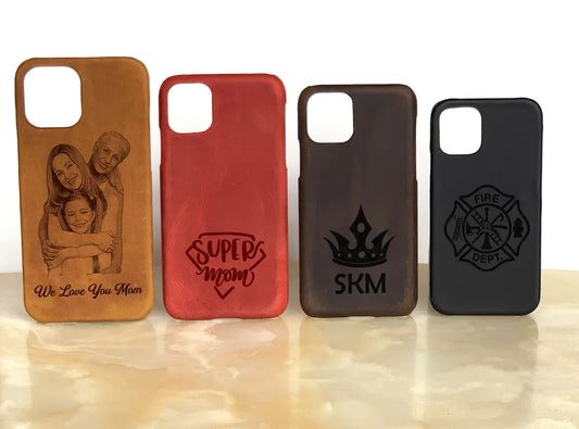 iPhone Case With Photo Personalized Leather Cover 11 12 Pro Max Engraved Cases, iPhone 12/12 Pro/12 Pro Max/12 Mini/11 Pro/11 Pro Max Case