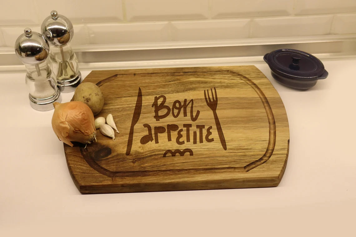 Charcuterie Board, Personalized Serving Board With Handle, Monogrammed Engraved Cheese Board, Housewarming Engagement Bridal Shower Gift