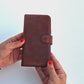 Custom iPhone 14 Pro Max Leather Case RFID PROTECTED Wallet Wireless Charging, Engraved 14 Plus Magnetic Case, Personalized 14 Pro Max