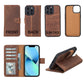 iPhone 14 Pro Max Leather Case RFID PROTECTED Wallet Wireless Charging, Engraved 14 Plus Magnetic Case, Custom Personalized 14 Plus