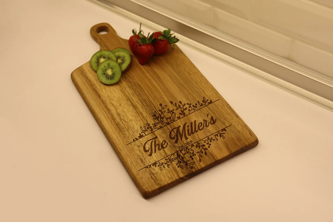 Custom cutting board - bridal shower gift 👰🚿