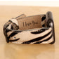 Mother's Day Gift, Furry Zebra Leather Watch Band Strap for Apple Watch Series 1, 2, 3, 4, 5, 6 (44, 42, 40, 38 mm), Furry Zebra Strap