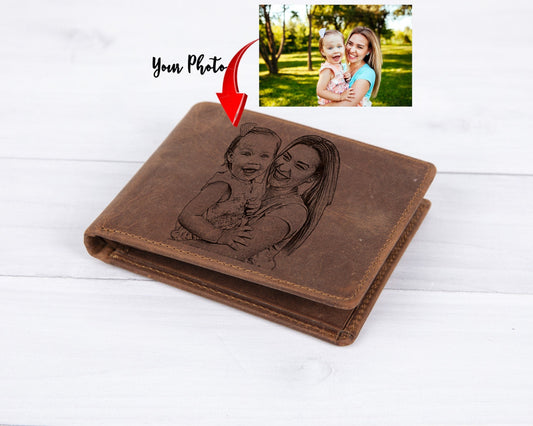 This Unique Genuine Leather Wallet makes a perfect gift for Valentine's Day, Wedding, Anniversary, Birthday, Father's Day, Mother's Day or any Special Days.